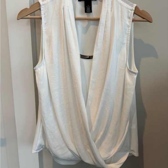 White House Black Market Tops - WHBM - Sleeveless Drape Top
